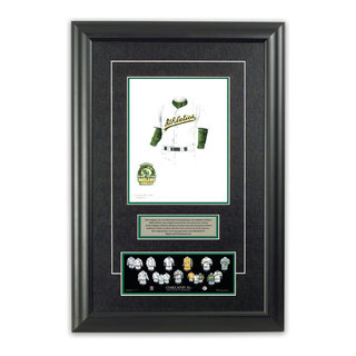 MLB Oakland Athletics 2012 uniform original art – Heritage Sports Art