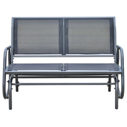 Transitional Outdoor Benches by Aosom
