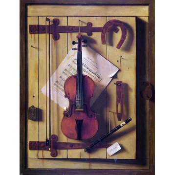 William Michael Harnett Still Life: Violin and Music Wall Decal