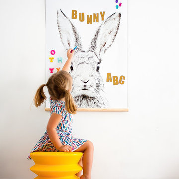 Bold Kids Room Interior