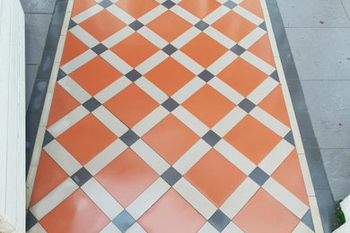 Victorian floor tiles – path – Wimbledon