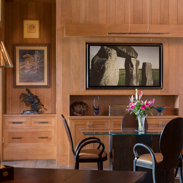 Gorgeous custom built-in study