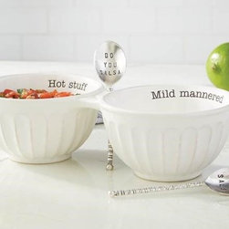 Salsa Dip Serving Set - Specialty Serveware