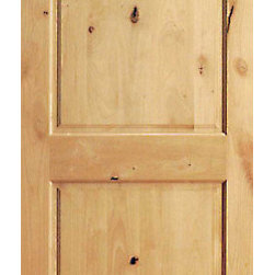 S/W-95 Interior Knotty Alder 2 Panel Arch Top Panel Single Door - Interior Doors