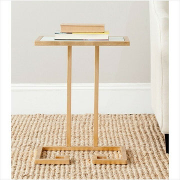 Modern Glass and Lucite Side End Tables