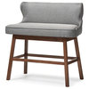 Gradisca Modern and Contemporary Grey Fabric Button-tufted Upholstered Bar...