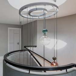 Staircase Chandelier - Project for Interior Aesthete / Designer Neha Malhotra - Chandeliers
