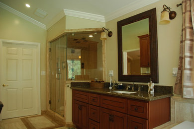 Elegant bathroom photo in Orange County