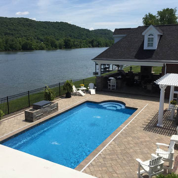 Sierra Fiberglass Pool by Blue Hawaiian