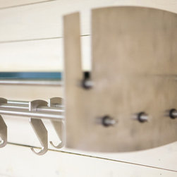 The Hub Shelf - Brushed Stainless Steel - Display And Wall Shelves 
