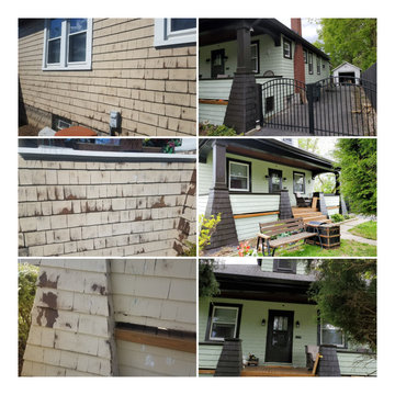 Exterior House Painting Work - Before & After
