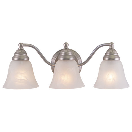 Standford 3-Light Vanity Brushed Nickel