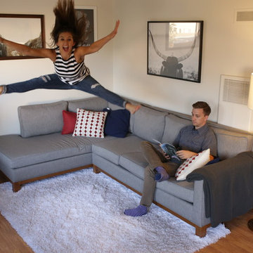 Exciting Sofa Chaise Sectional w/ Couple | The Sofa Company