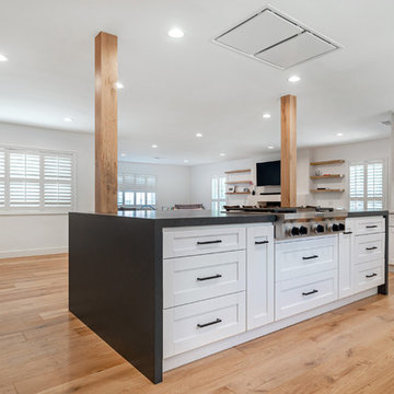 West Hollywood kitchen and living room remodeling project
