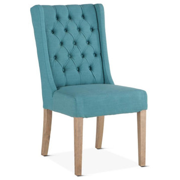 Tufted Wingback Accent Chairs - Set of 2, Belen Kox