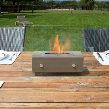 Modern Kitchens with Fireplaces