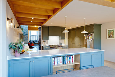 Design ideas for a classic kitchen in Kent.