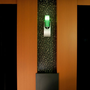 Creative Column Design In Media Room