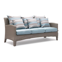 Maclear Synthetic Weave Outdoor Sofa - Outdoor Sofas