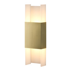 Ansa LED Wall Sconce, Brushed Brass