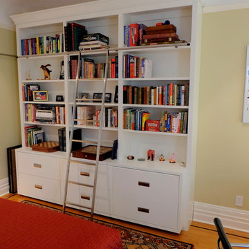 Contemporary Home Office and Guest Room