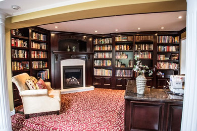 Inspiration for a timeless home office remodel in Toronto