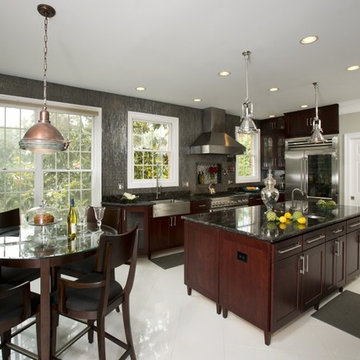 Contemporary, Gourmet Kitchen in Mount Vernon is a Cook's Dream by Michael Nash