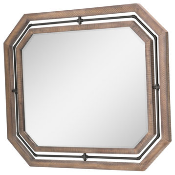 Crossings Octagonal Sideboard Wall Mirror - Reclaimed Barn