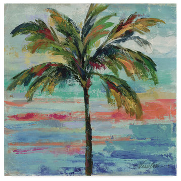 Silvia Vassileva 'California Palm II' Canvas Art, 35"x35"