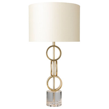 Evans Table Lamp, 16"x31"x16"