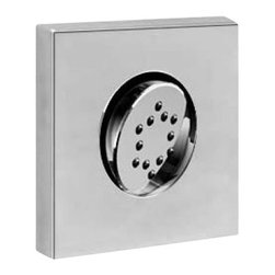 Graff - Graff Square Flush Mount Body Spray With Solid Brass Swivel Head, G-8497 - Showerheads And Body Sprays
