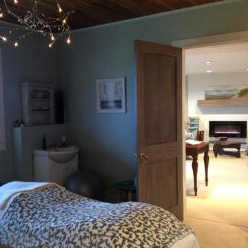 Basement turns massage therapy spa