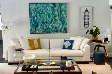 Example of a living room design in Miami