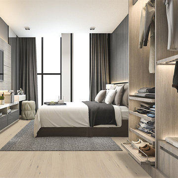 Walk in closet flooring
