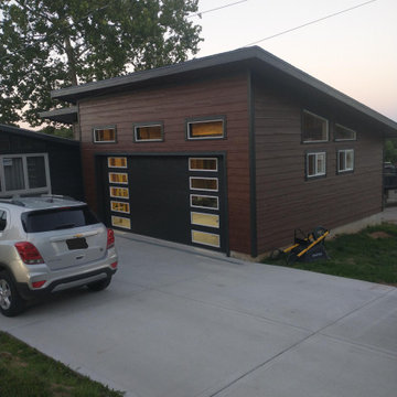 Completed Custom Detached Garage with Workshop | Lake Waukomis, MO