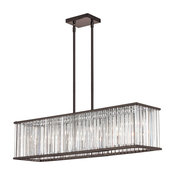 Aruba 7-Light Horizontal Crystal Chandelier