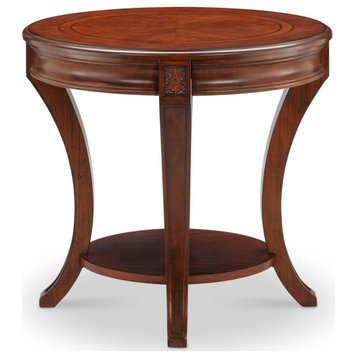 Magnussen Winslet Oval End Table in Cherry