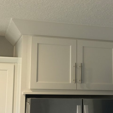 Milan, IL New Construction MSI Quartz Koch Express Cabinets White and Java