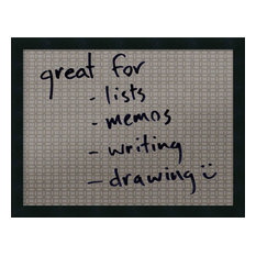 Shop Decorative Dry Erase Board Products on Houzz - Amanti Art - Framed Dry Erase Board, Double Circles, 22