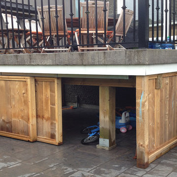 Storage under the deck