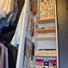 Cubby space in Bathroom