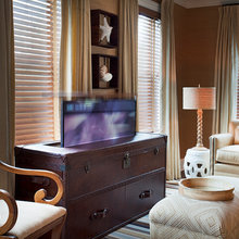Family Room tv wall