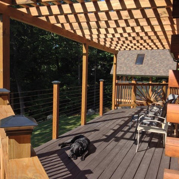 Pergola & Stainless Steel Cable Railing System