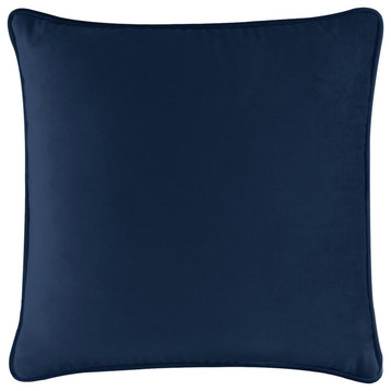 Sparkles Home Coordinating Pillow, Navy Velvet, 20x20