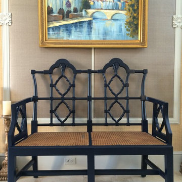 Custom Wood Home Entry Bench - Sandestin