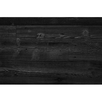 Reclaimed Wood Planks for Walls and Ceilings, 19.5 sq. ft, Black Sand