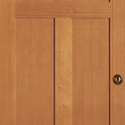 760 Shown in western hemlock with optional shaker sticking (8'0") - Windows And Doors