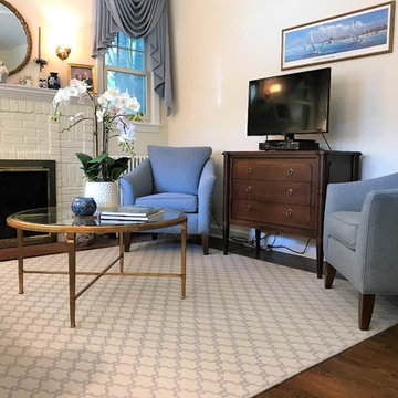 Periwinkle Blue - Traditional Living Room