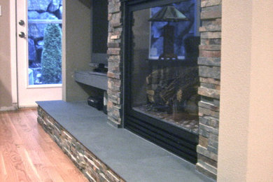 Inspiration for a modern living room remodel in Seattle