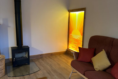 Photo of a contemporary living room in West Midlands.